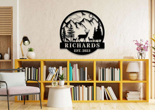 Mountain Scene Sign