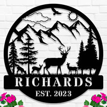 Mountain Scene Sign