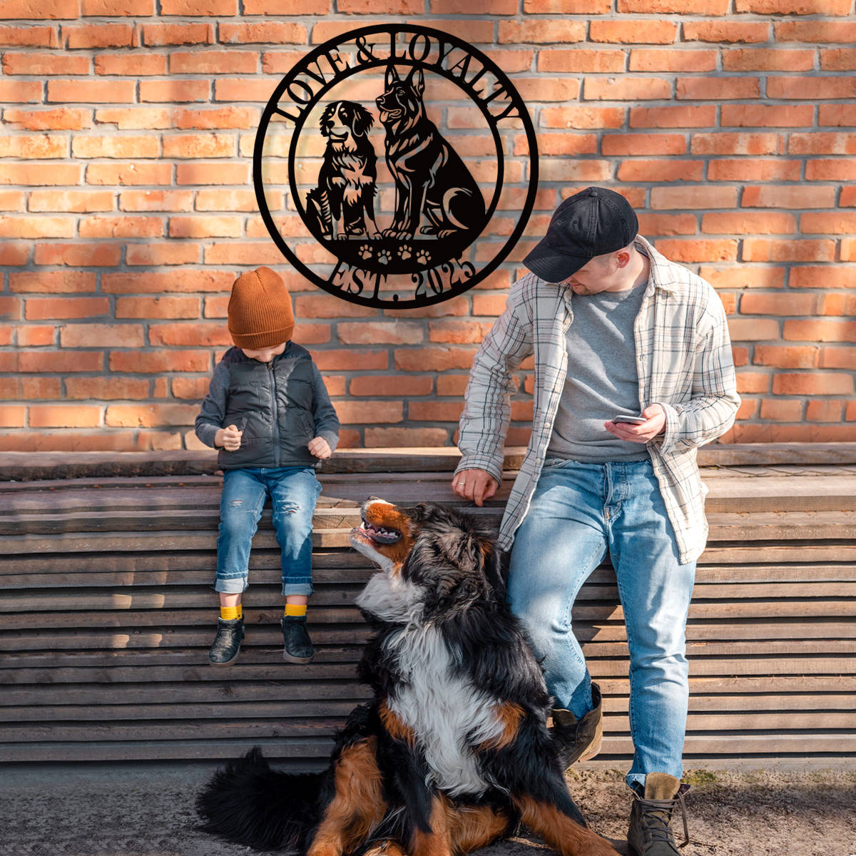 Custom Dog Breed Metal Wall Art