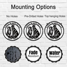 Custom Dog Wall Sign