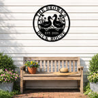 Custom Duck House Metal Sign