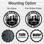 Custom Duck House Metal Sign