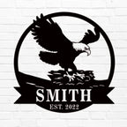 Custom Eagle Metal Sign