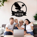 Custom Eagle Metal Sign