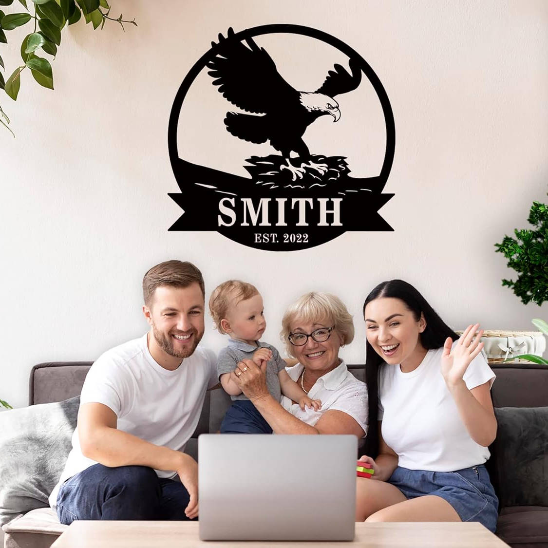Custom Eagle Metal Sign