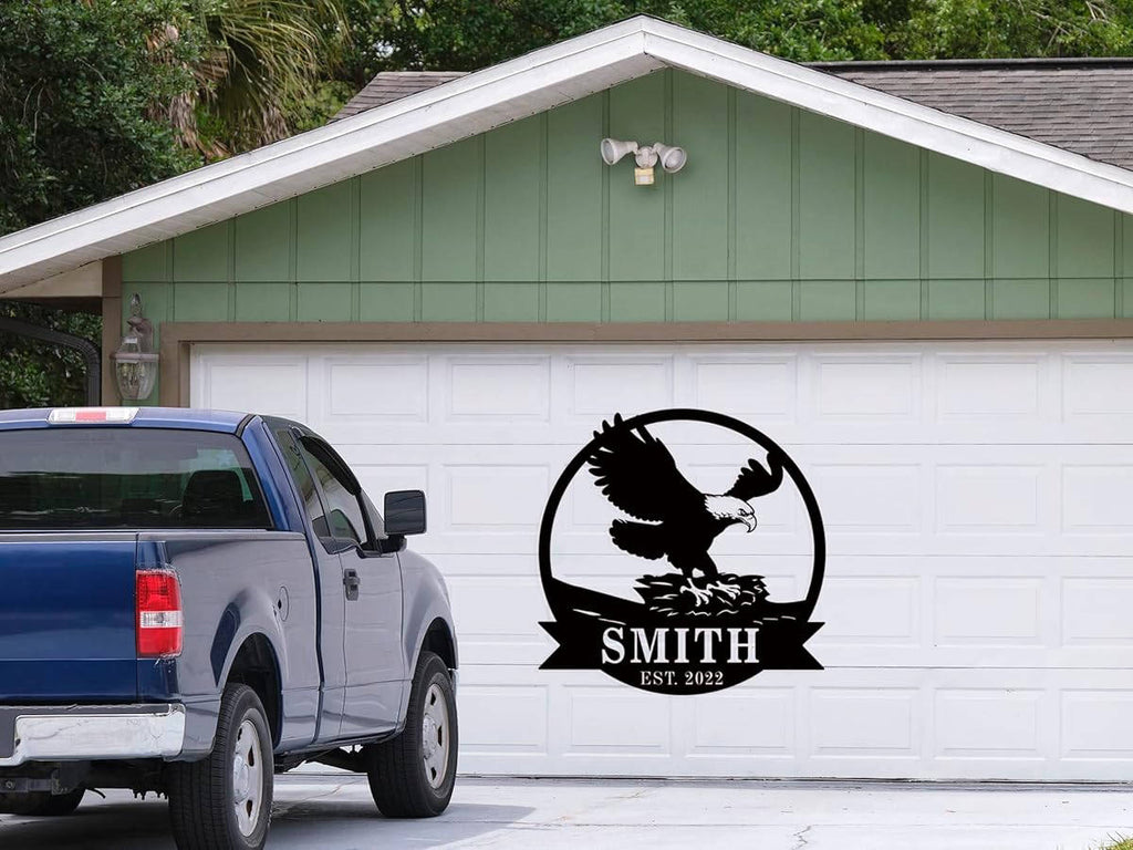 Custom Eagle Metal Sign