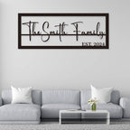 Custom Family Metal Sign