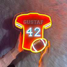 Custom Football Jersey Neon