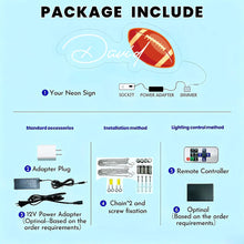 Custom gamer neon sign featuring a game controller design with personalized name, LED neon lighting in blue and multicolor options, perfect for gaming room wall decor