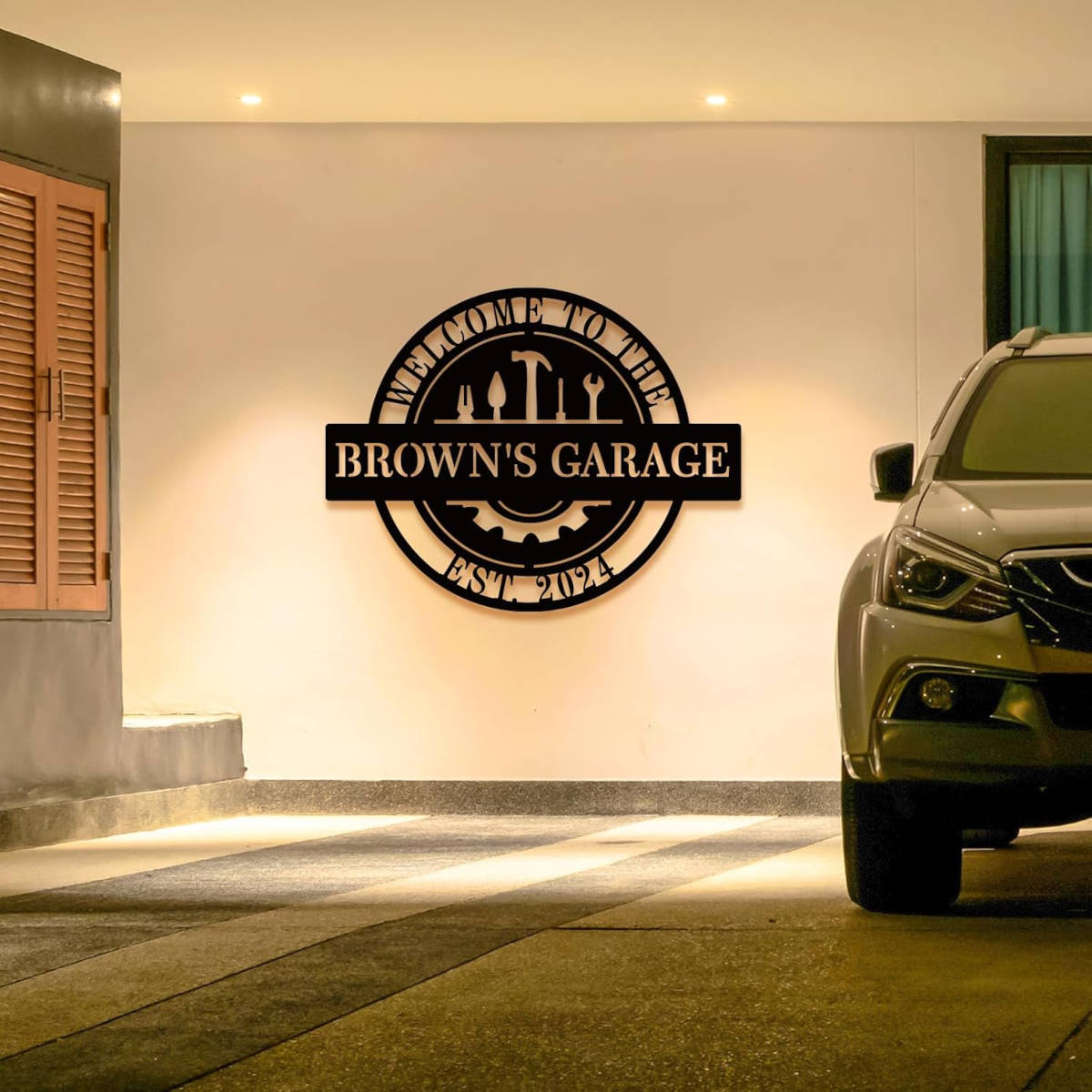 Custom Garage Metal Sign Secondary image