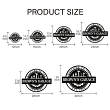 Custom Garage Metal Sign