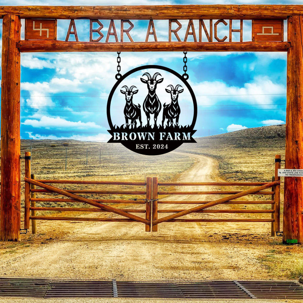 Farm And Ranch Entrances Amazon.com: Custom Metal Personalized Ranch