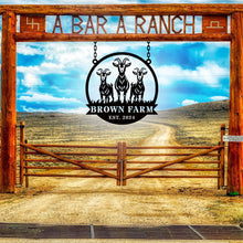 Custom Goat Farm Sign