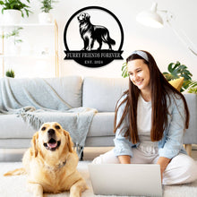 Custom Golden Retriever Metal Sign