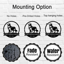 Custom Golden Retriever Metal Sign