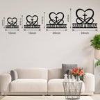 Custom Heart Cross Sign