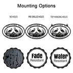 Custom heron metal sign with personalized text, laser-cut steel wall décor for cottage, lake house, or cabin, powder-coated for outdoor durability.