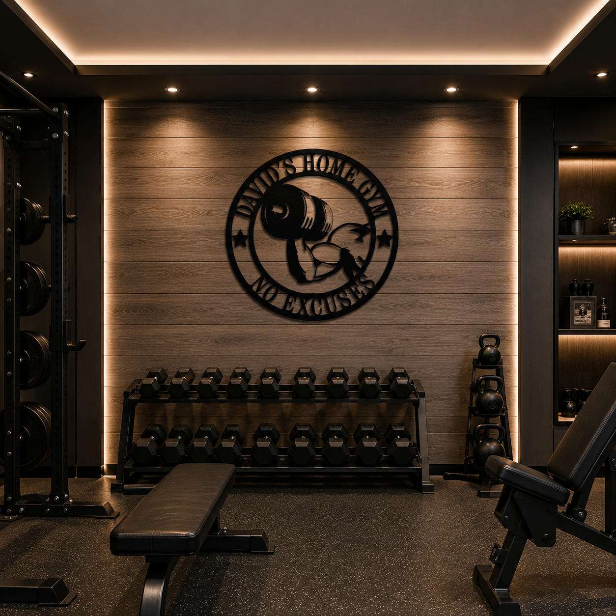 Custom Gym Sign Personalized Metal Wall Art Secondary image