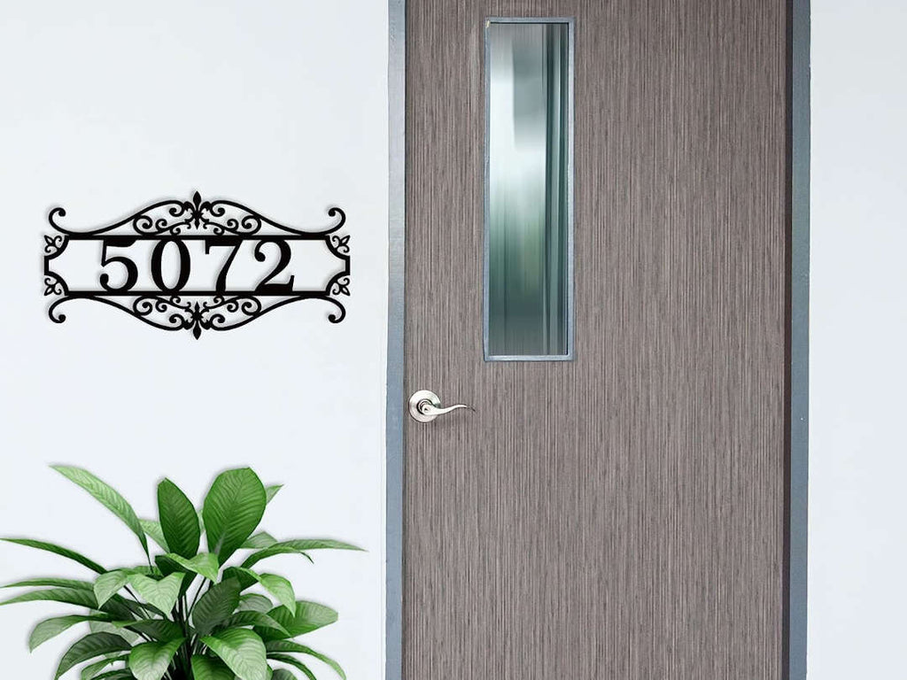 Ornate Address Sign