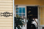 Ornate Address Sign