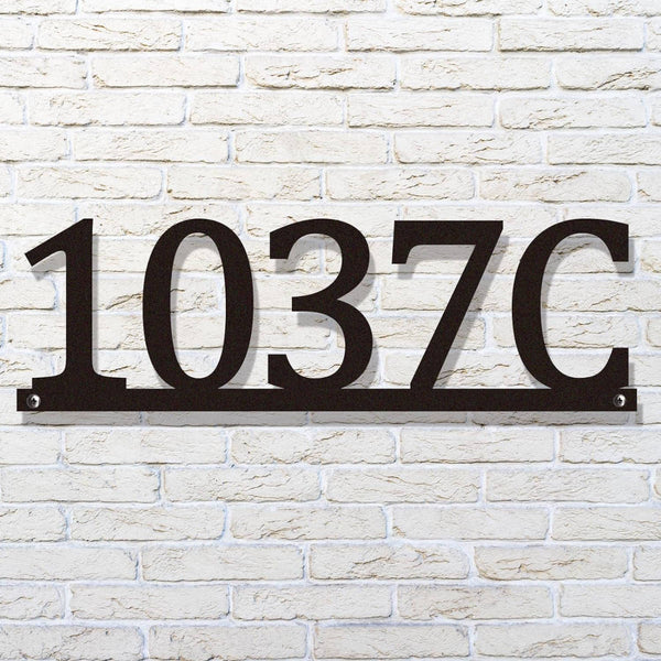 Custom House Numbers Plaque