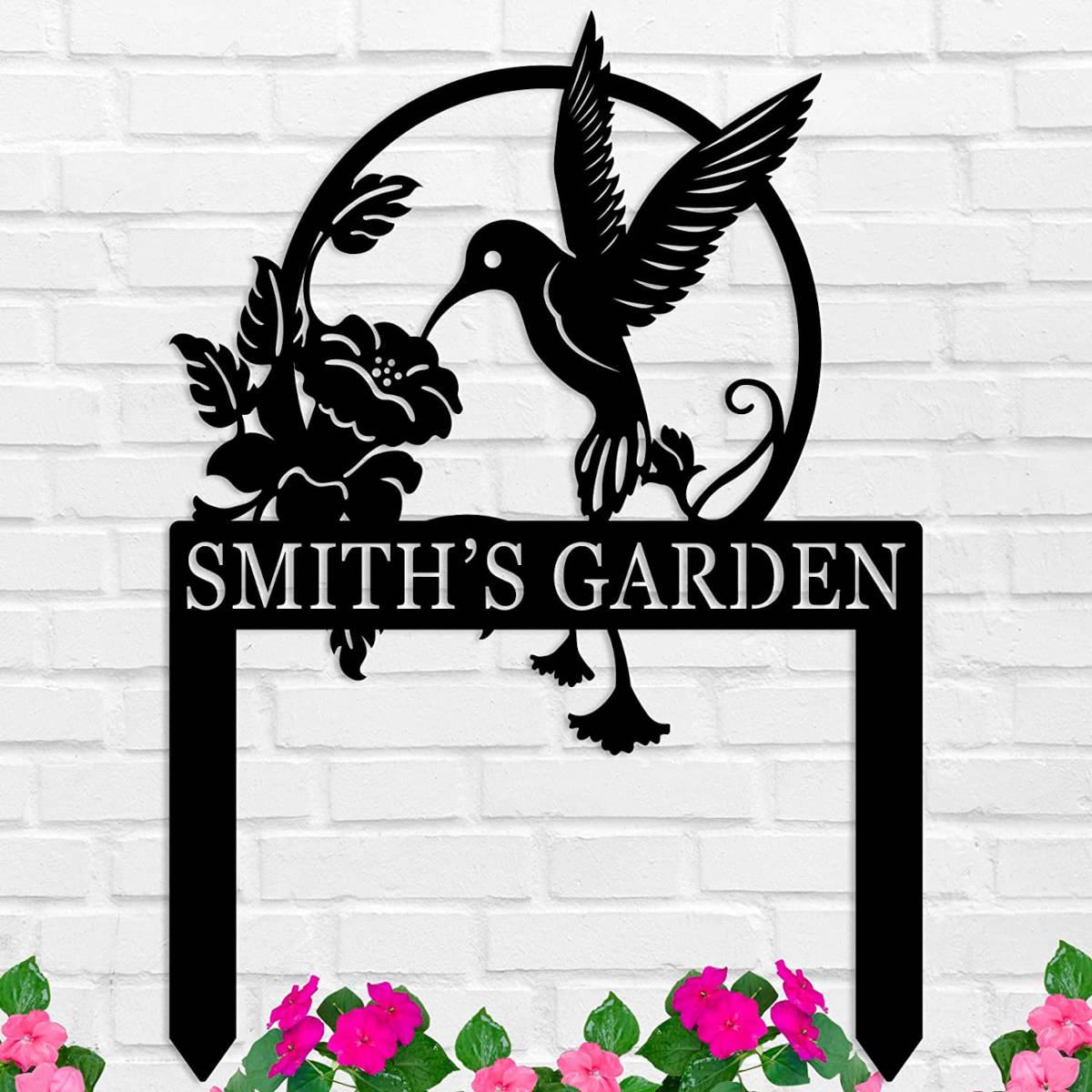 Custom Hummingbird Metal Plaque Main image