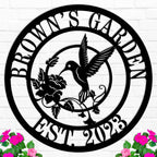 Hummingbird Garden Sign