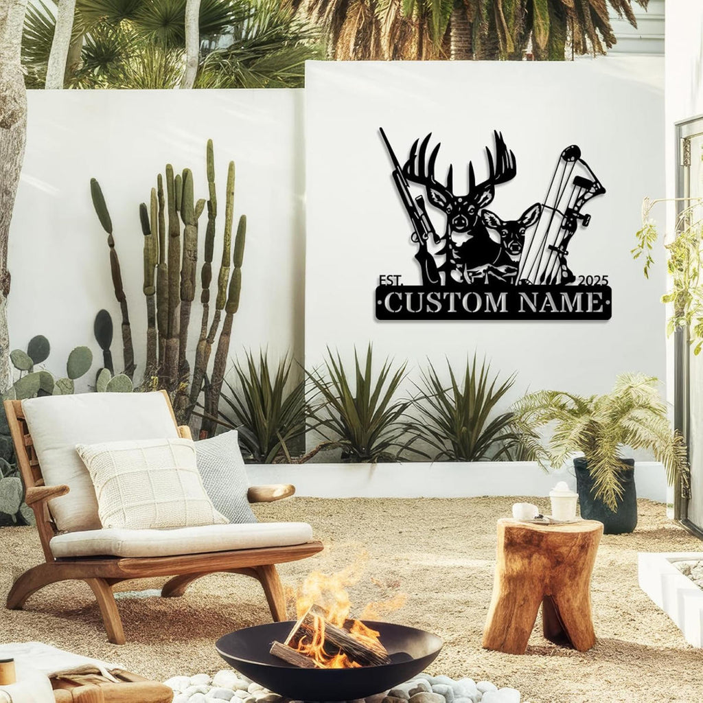 Custom Hunting Deer Sign