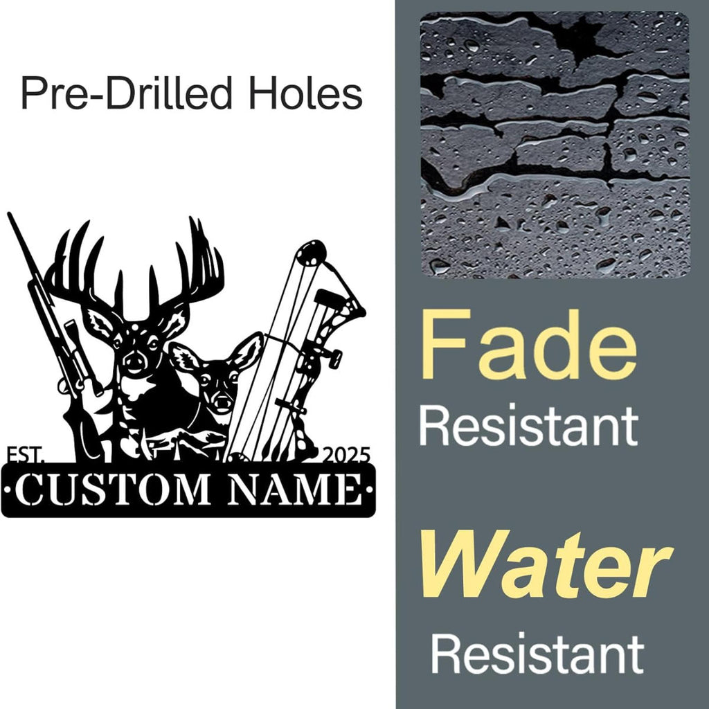 Custom Hunting Deer Sign