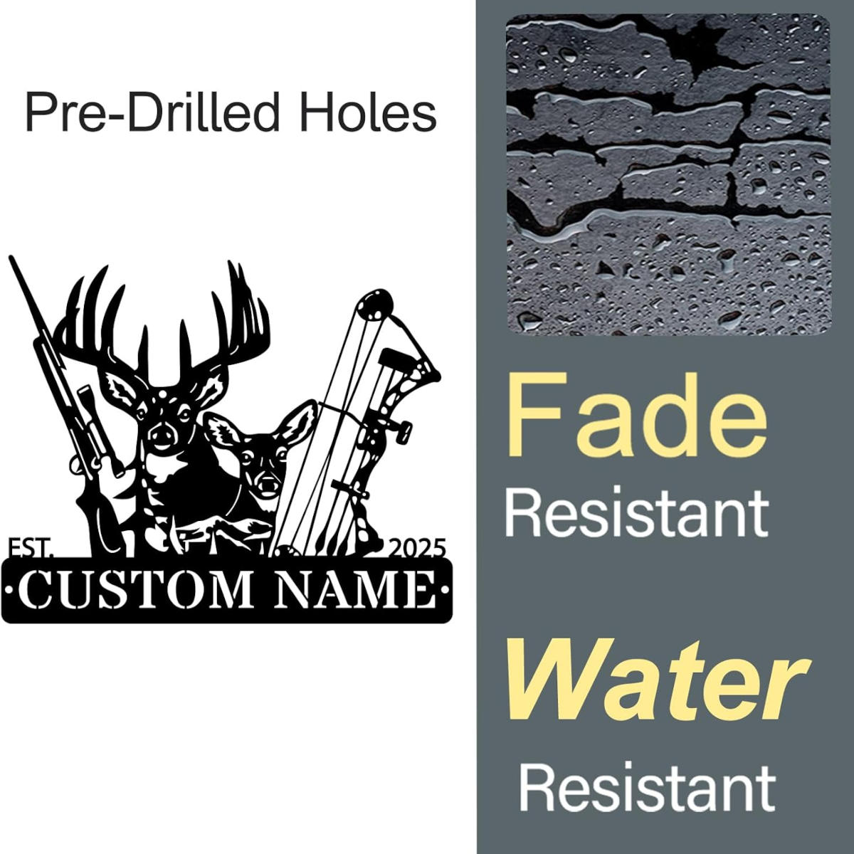 Custom Hunting Deer Sign