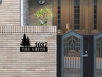Custom Metal Address Sign