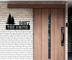 Custom Metal Address Sign