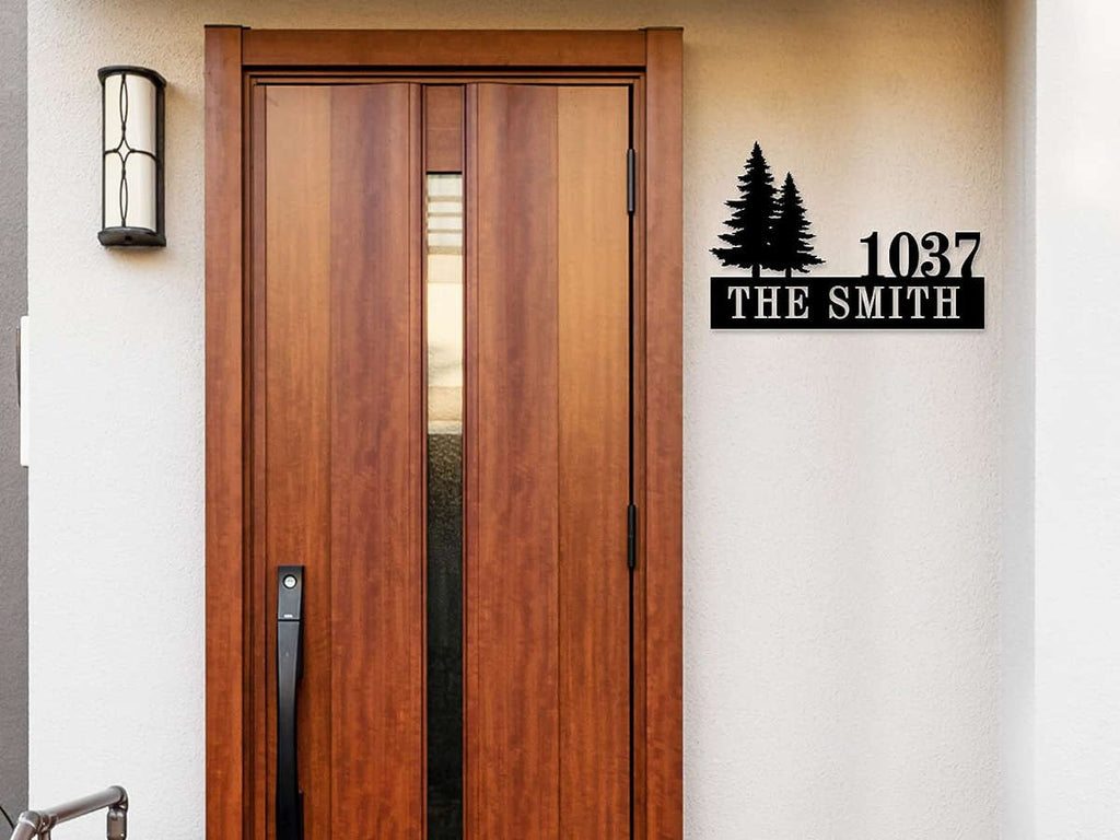 Custom Metal Address Sign