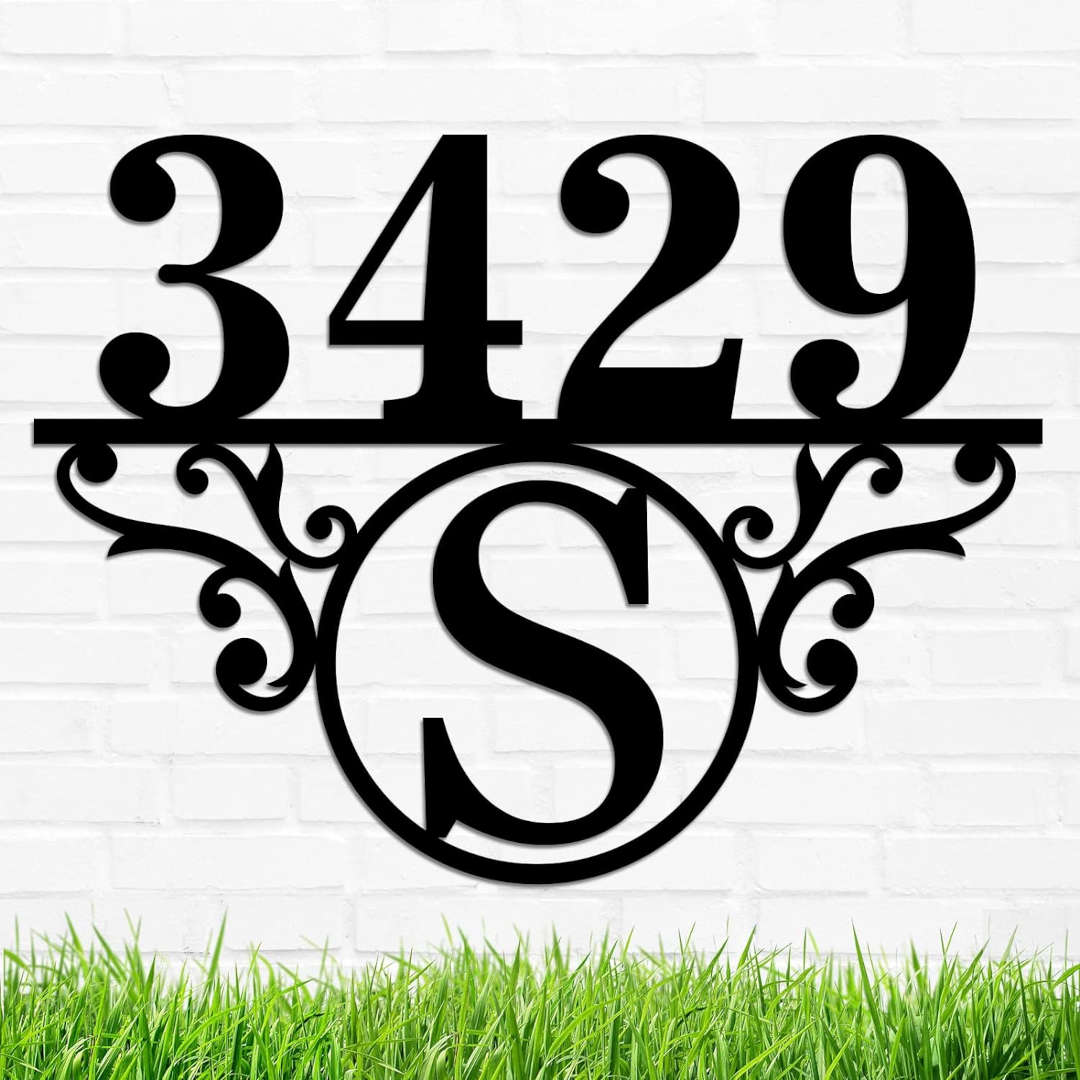 Elegant Custom Address Sign