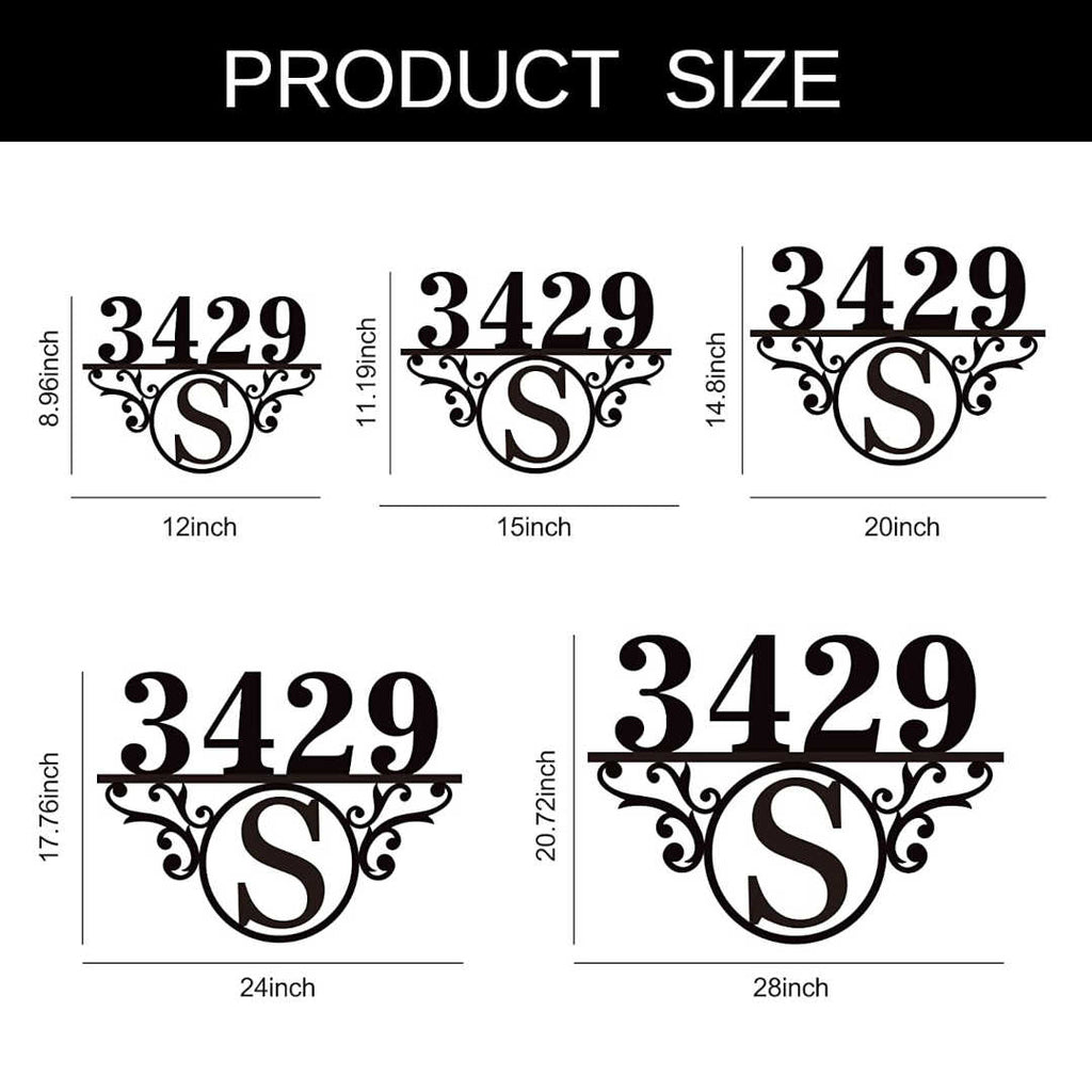 Elegant Custom Address Sign