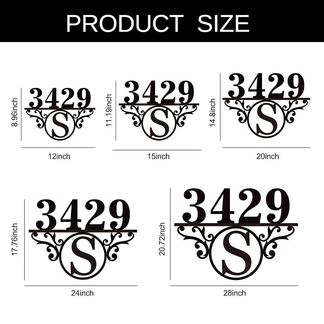 Elegant Custom Address Sign