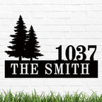 Custom Metal Address Sign