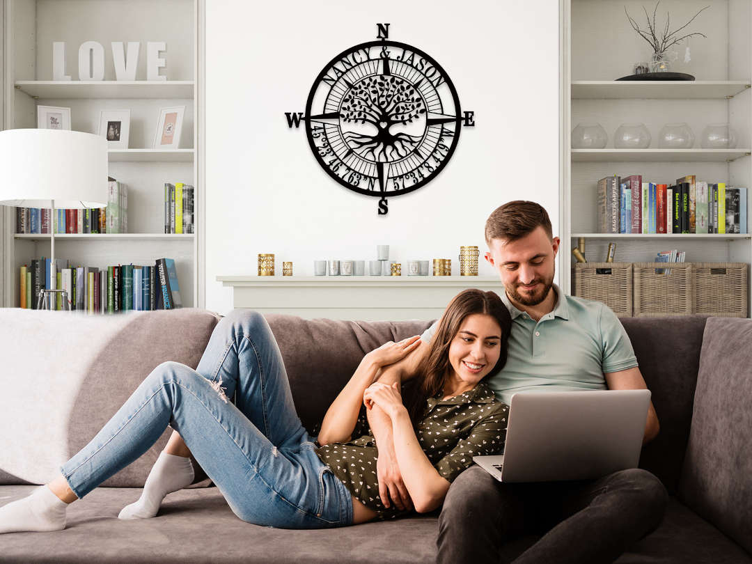 Compass Tree Sign