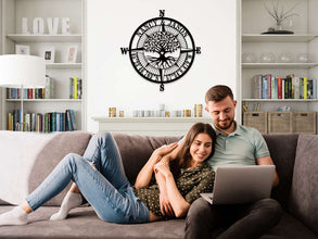 Compass Family Monogram