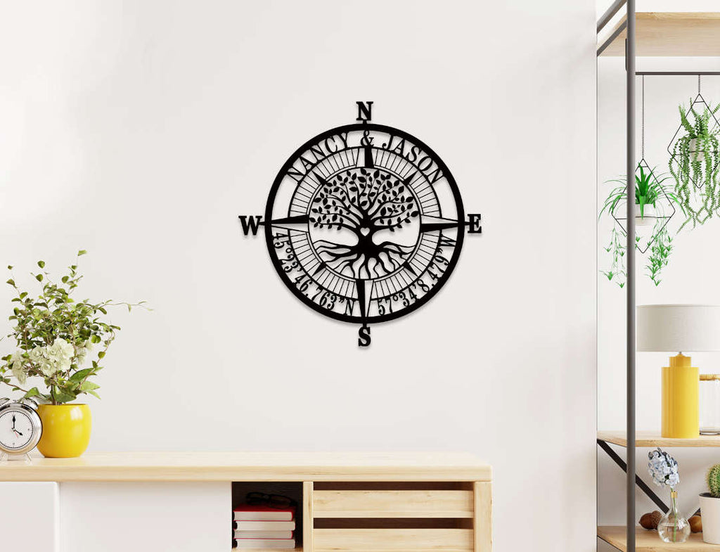 Compass Family Monogram