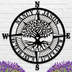 Compass Tree Sign