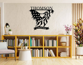 Patriotic Eagle Sign