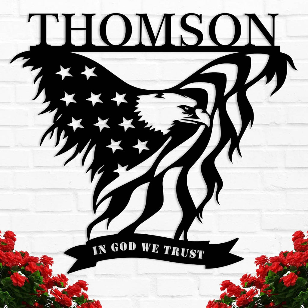 Patriotic Eagle Sign