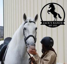Custom Horse Ranch Sign