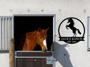 Custom Horse Ranch Sign