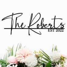 Custom Family Name Sign