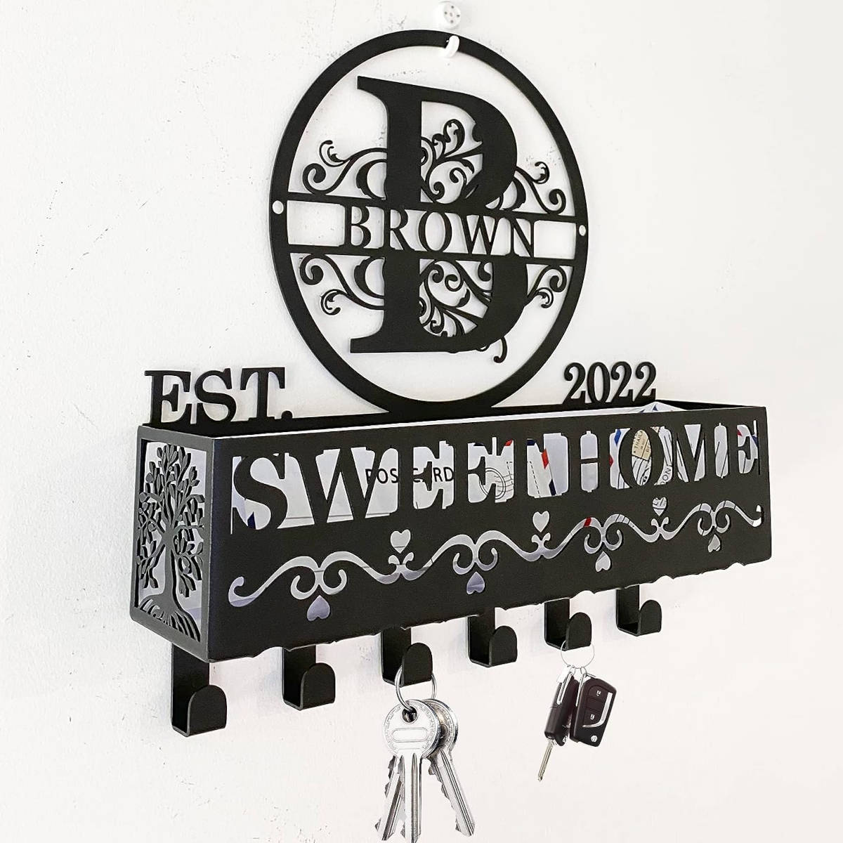 Custom Iron Wall Hook Shelf Main image