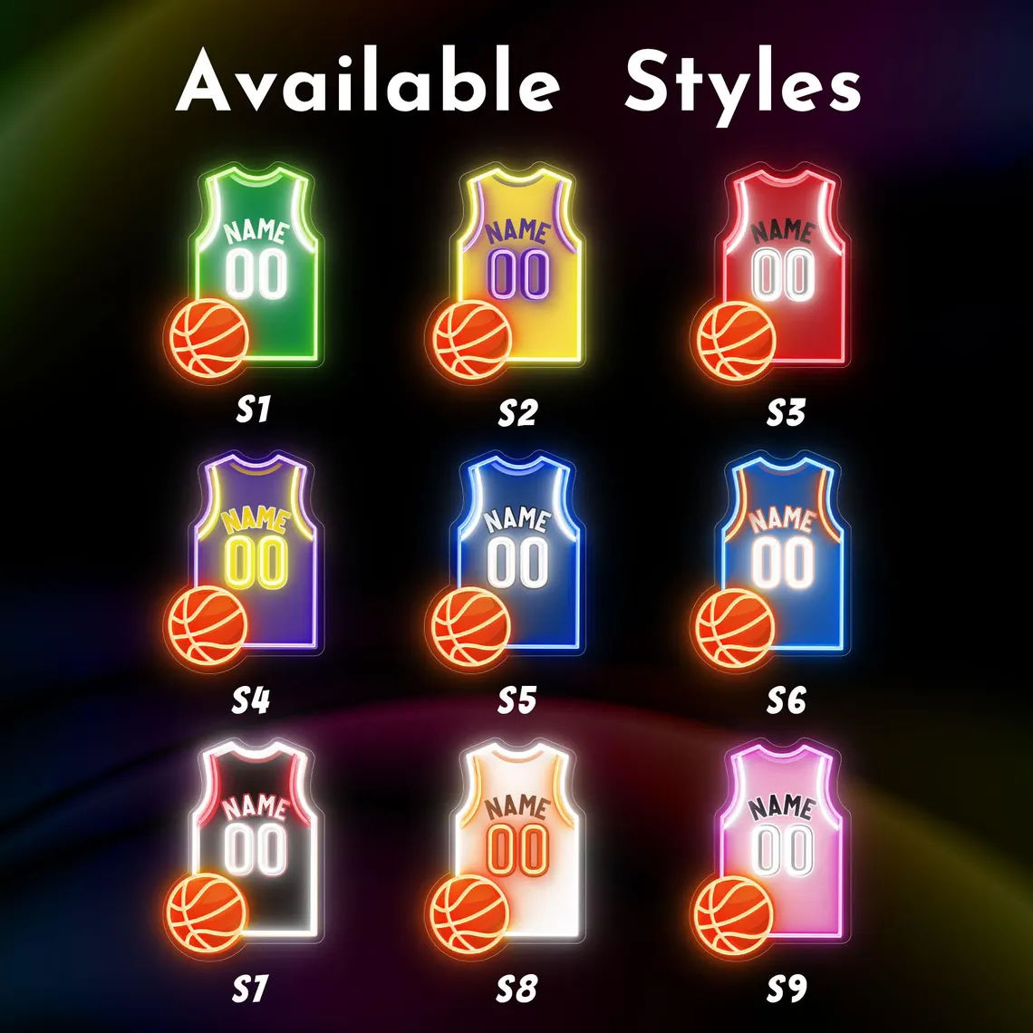 Custom Basketball Jersey Neon Secondary image