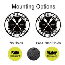 Custom Lake House Sign