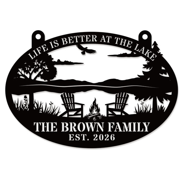 Custom Lake Sign